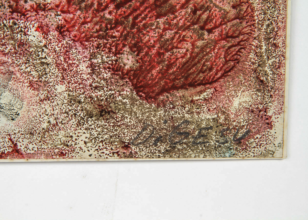 Victor Di Gesu Monotype on Paper Card "Blue Dancer"