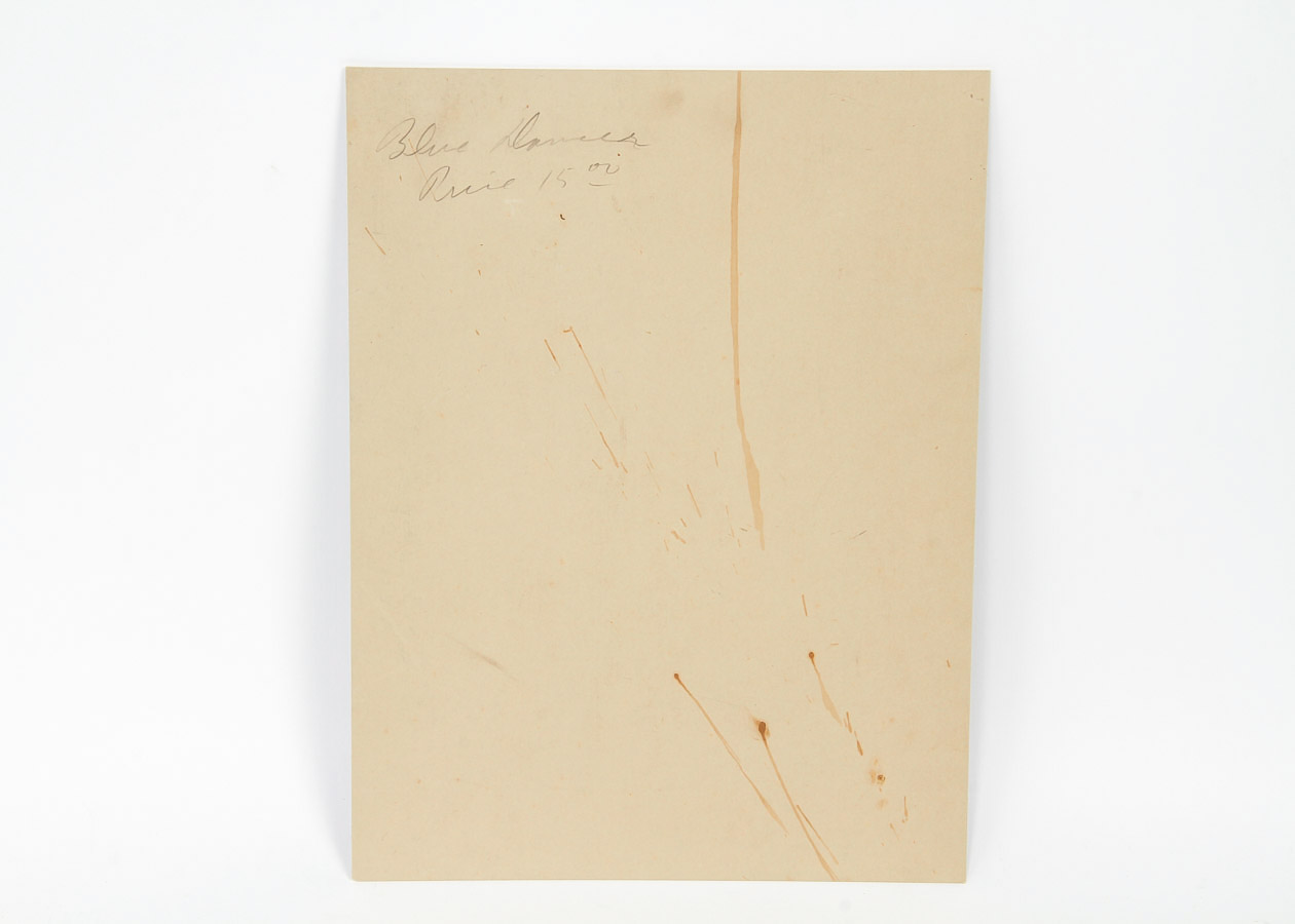 Victor Di Gesu Monotype on Paper Card "Blue Dancer"