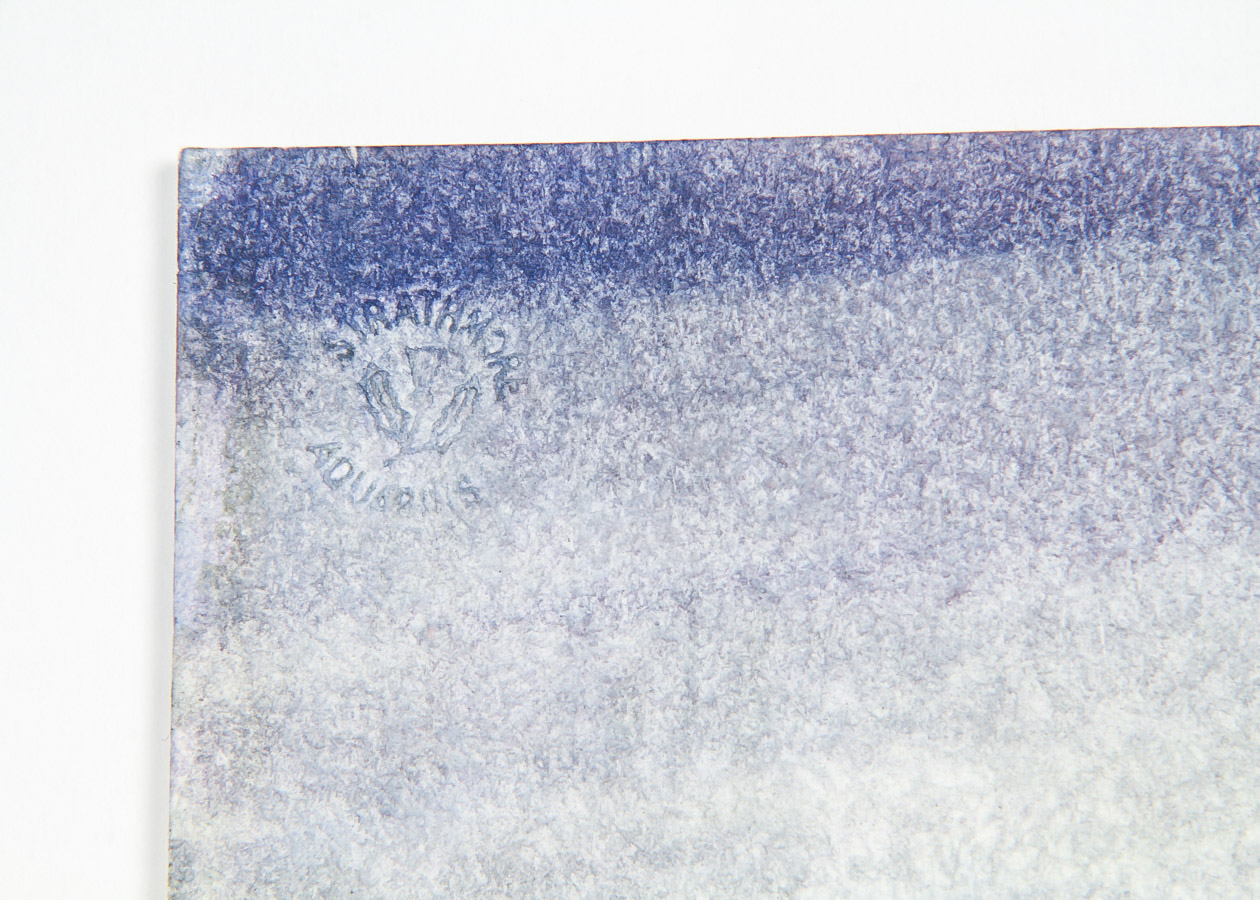 Dan Larsen Colored Pencil Drawing on Paper  "Panoramic Landscape"