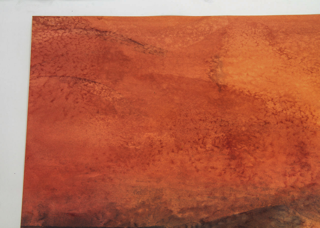 Watercolor Painting on Paper "Organic Abstract"