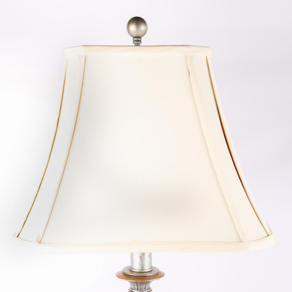 Silver Tone Table Lamps