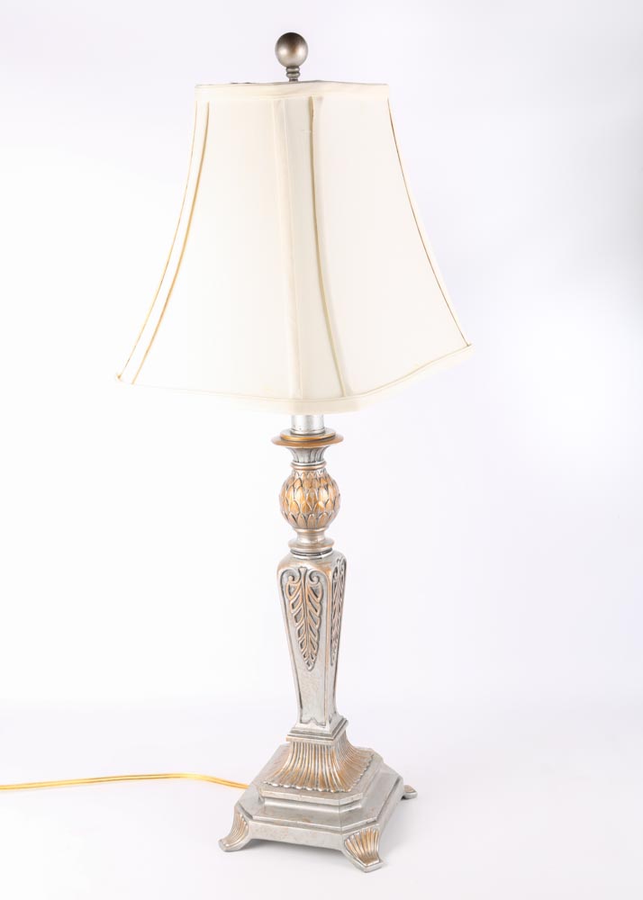 Silver Tone Table Lamps
