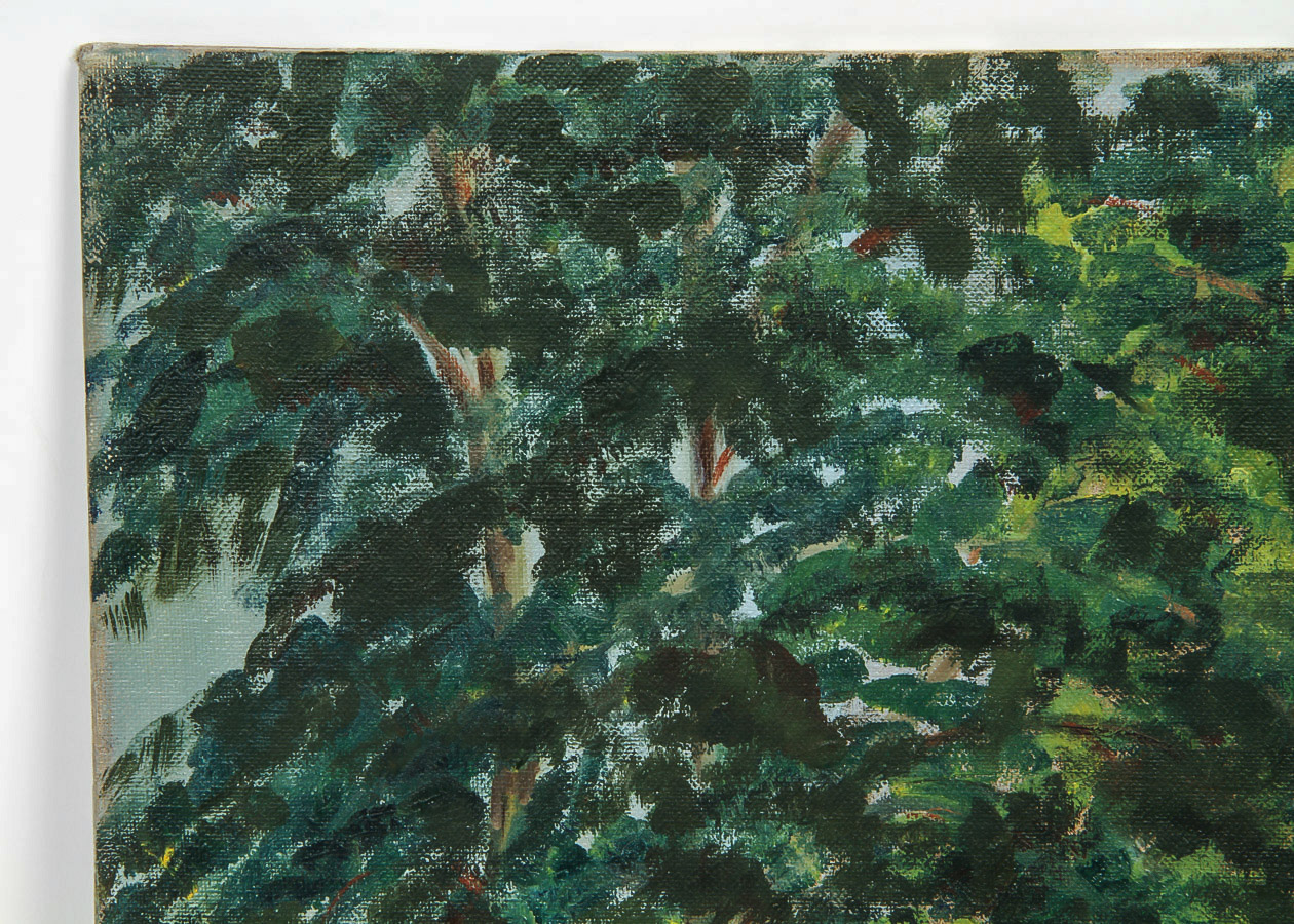 Evelyn Meck Oil Painting on Canvas Board "Gentle Stream"