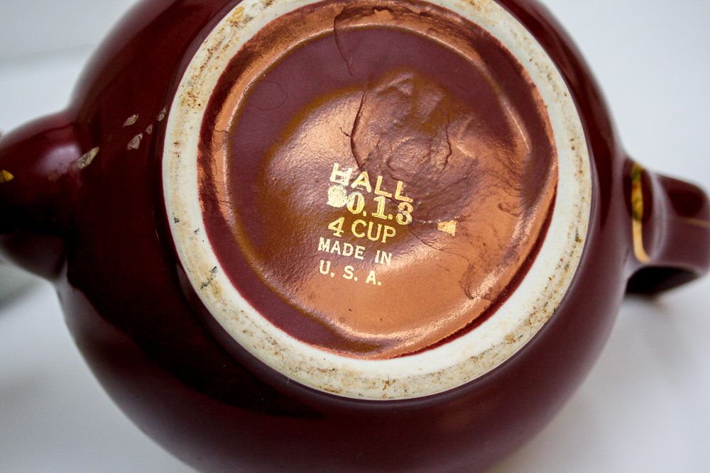 Vintage Teapots Including Hall and McCormick