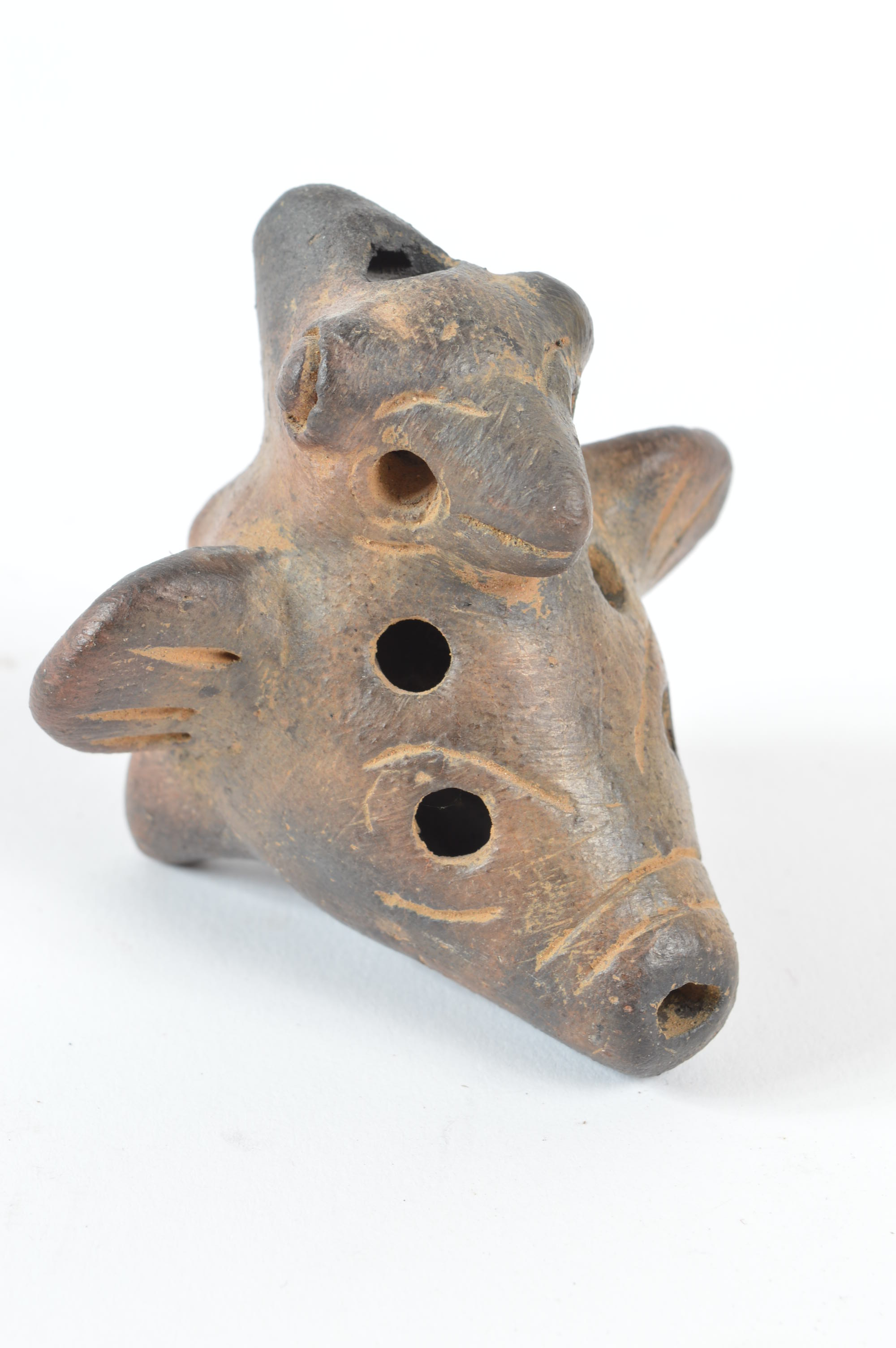 Bird and Turtle Stoneware Ocarinas