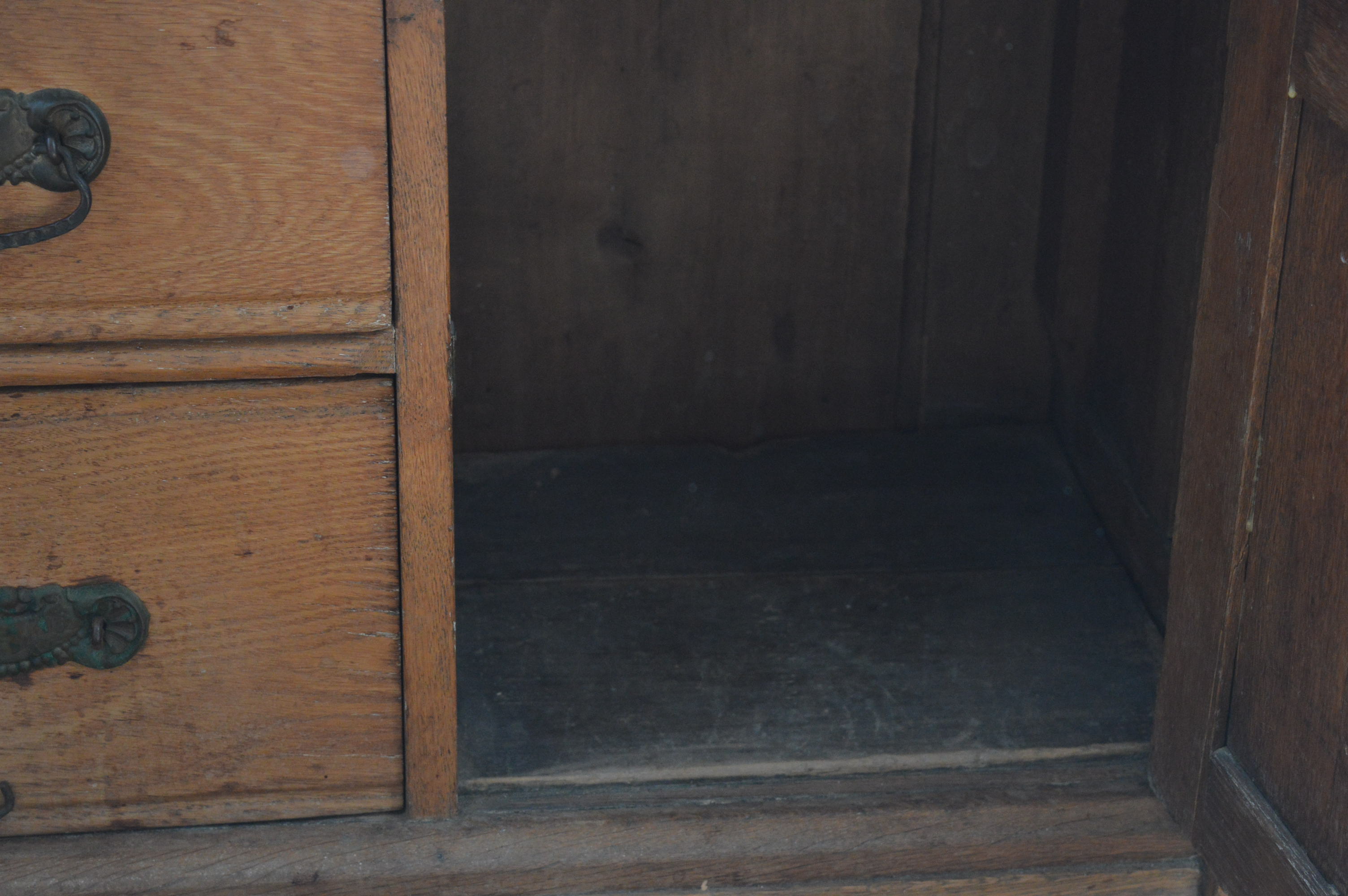 Antique Oak Wash Stand