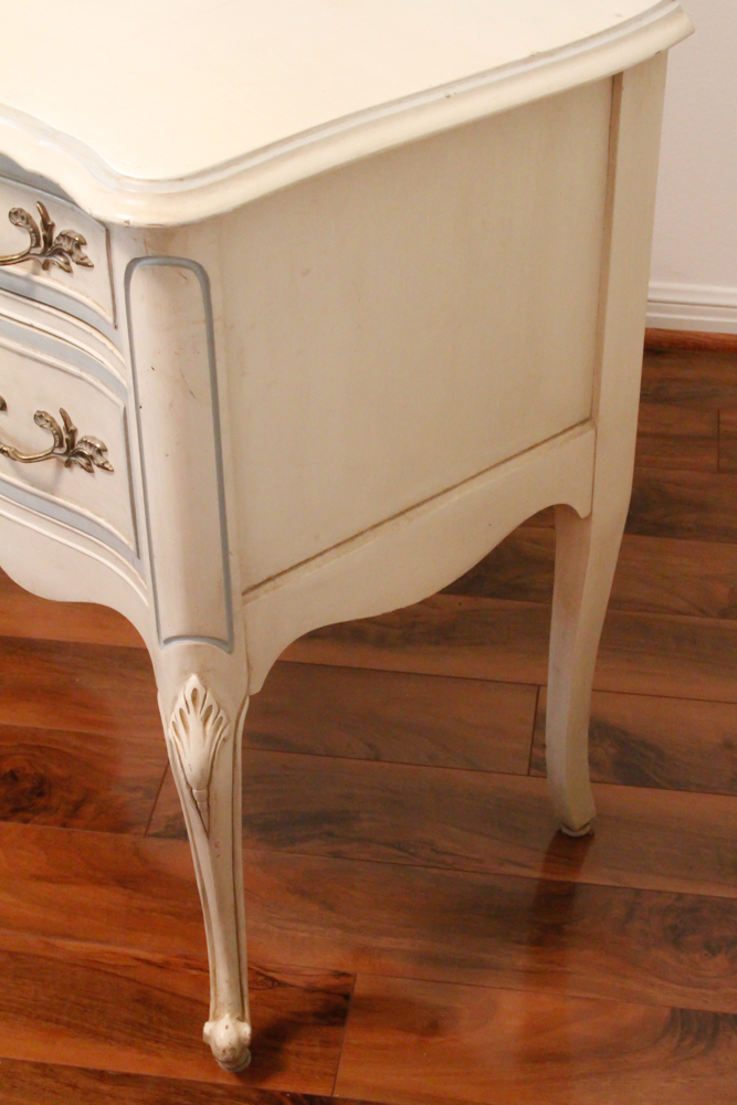 French Provincial Vanity Dresser and Mirror