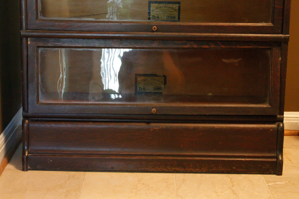Antique Oak Barrister Bookcase by The Globe-Wernicke Company
