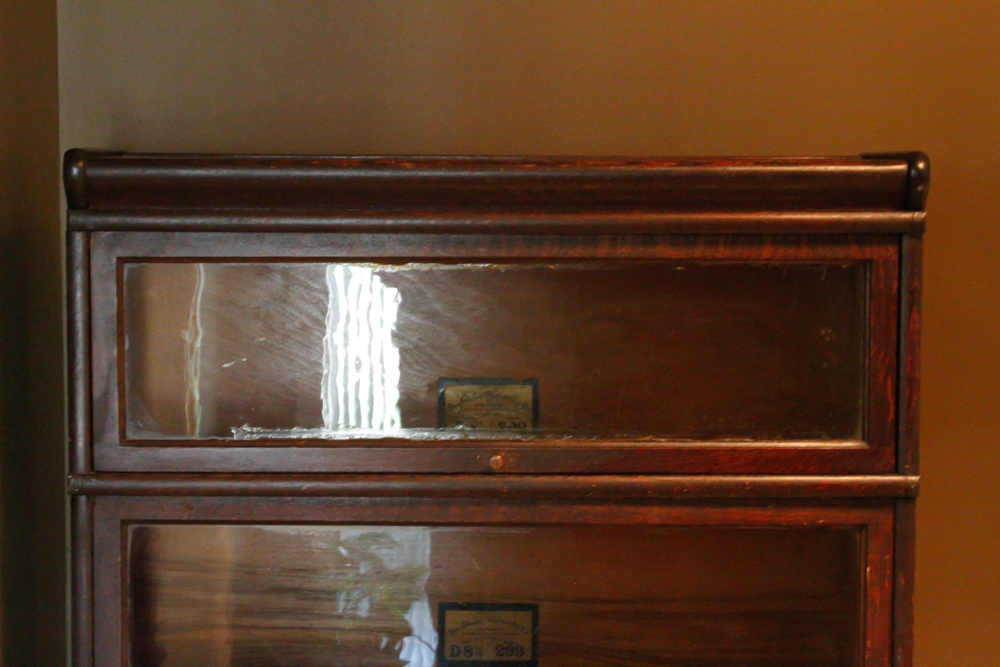 Antique Oak Barrister Bookcase by The Globe-Wernicke Company