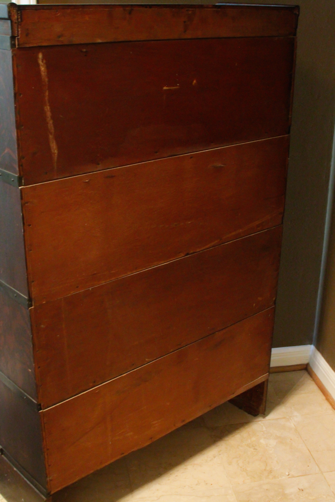 Antique Oak Barrister Bookcase by The Globe-Wernicke Company