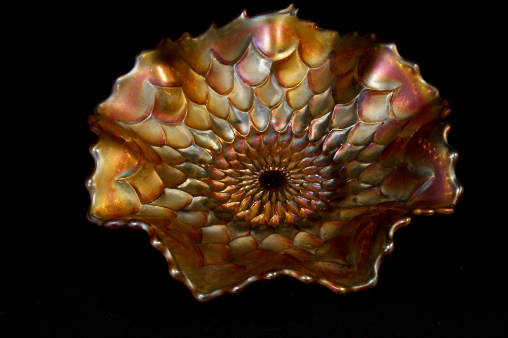 Dugan Marigold Carnival Glass Bowls