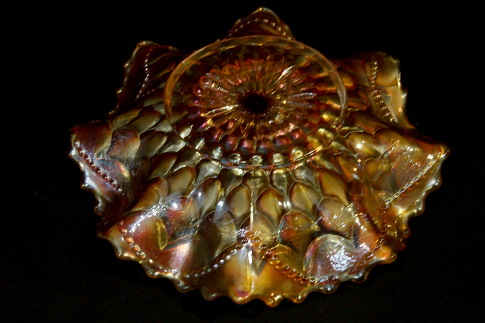 Dugan Marigold Carnival Glass Bowls