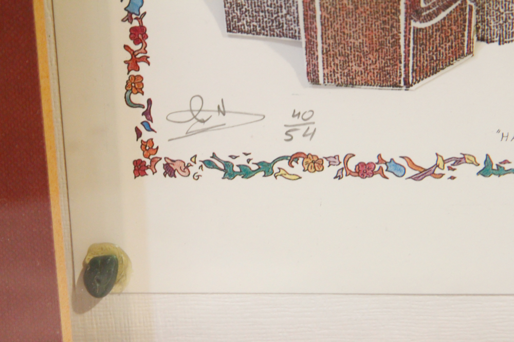 Yair Moshe Limited Edition 3-D Art "Hagada of Passover"