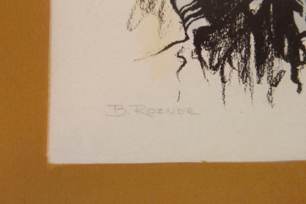 B. Rozner Lithograph of a Rabbi