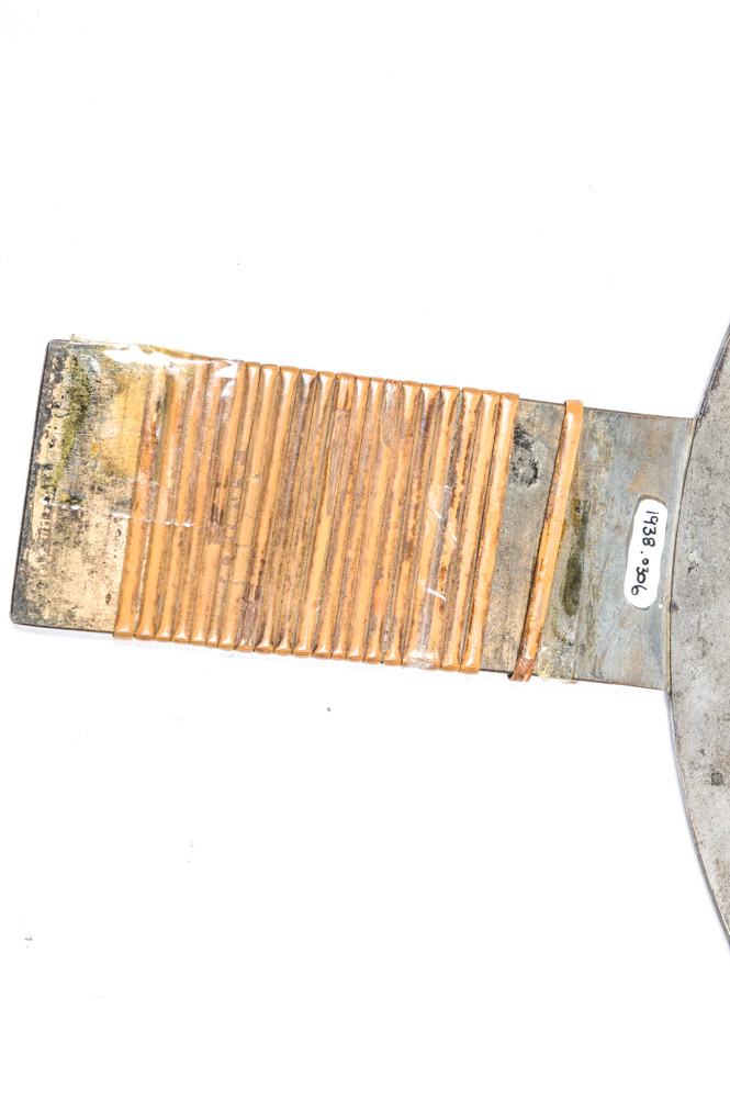 Antique Japanese Copper Mirror Signed Fujiwara Yoshinobu