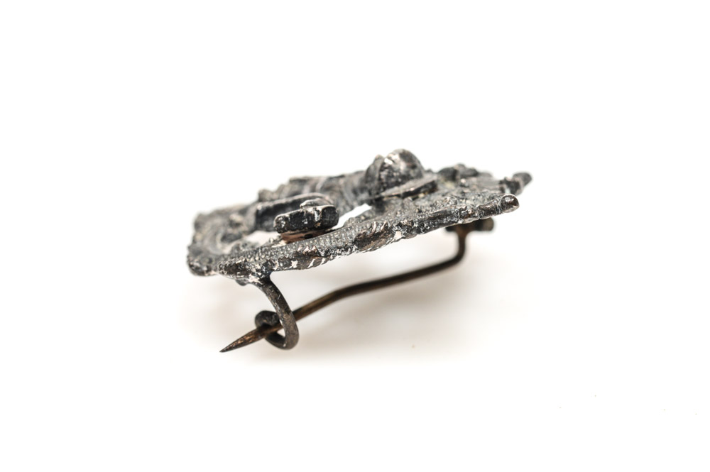 Antique Silver Tone Ecclesiastic Pin