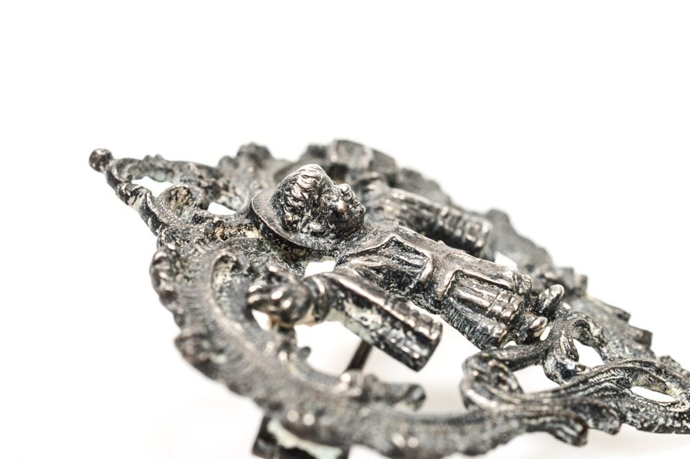 Antique Silver Tone Ecclesiastic Pin