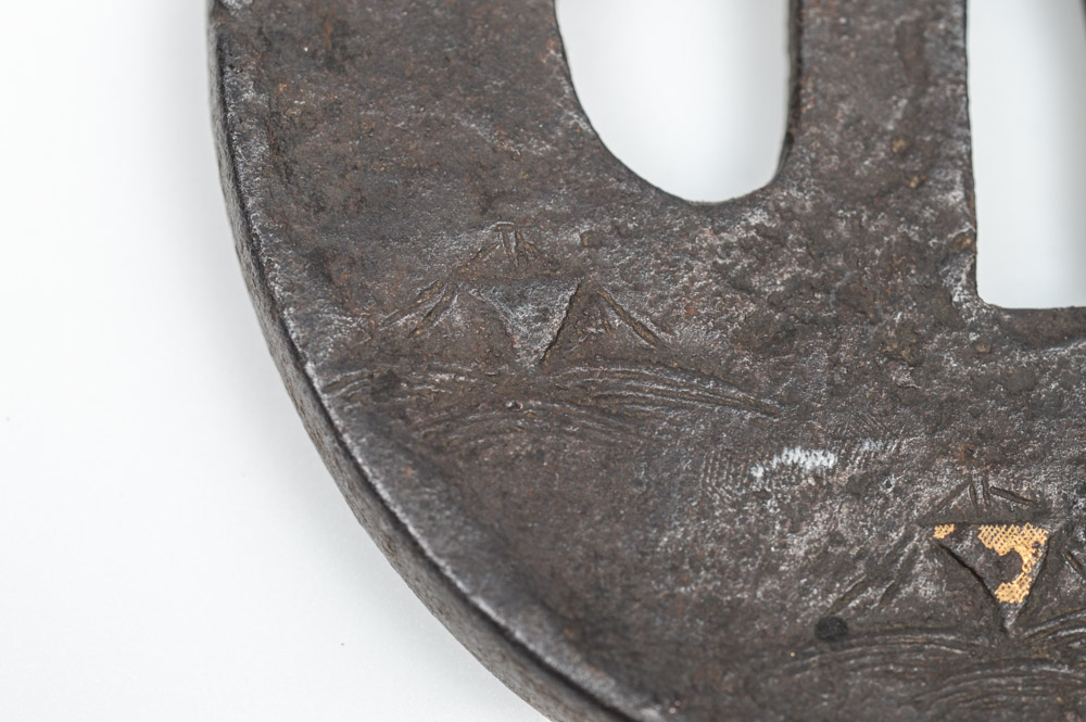 Antique Japanese Tsuba Sword Guard