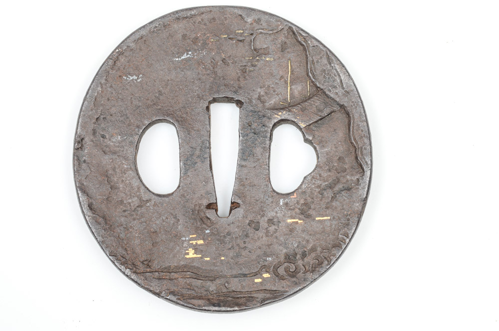 Antique Japanese Tsuba Sword Guard
