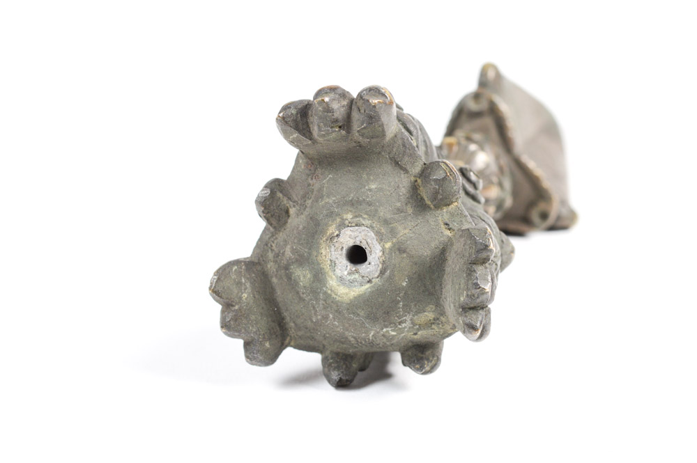 Antique Tibetan Phurba Ritual Dagger with Stand