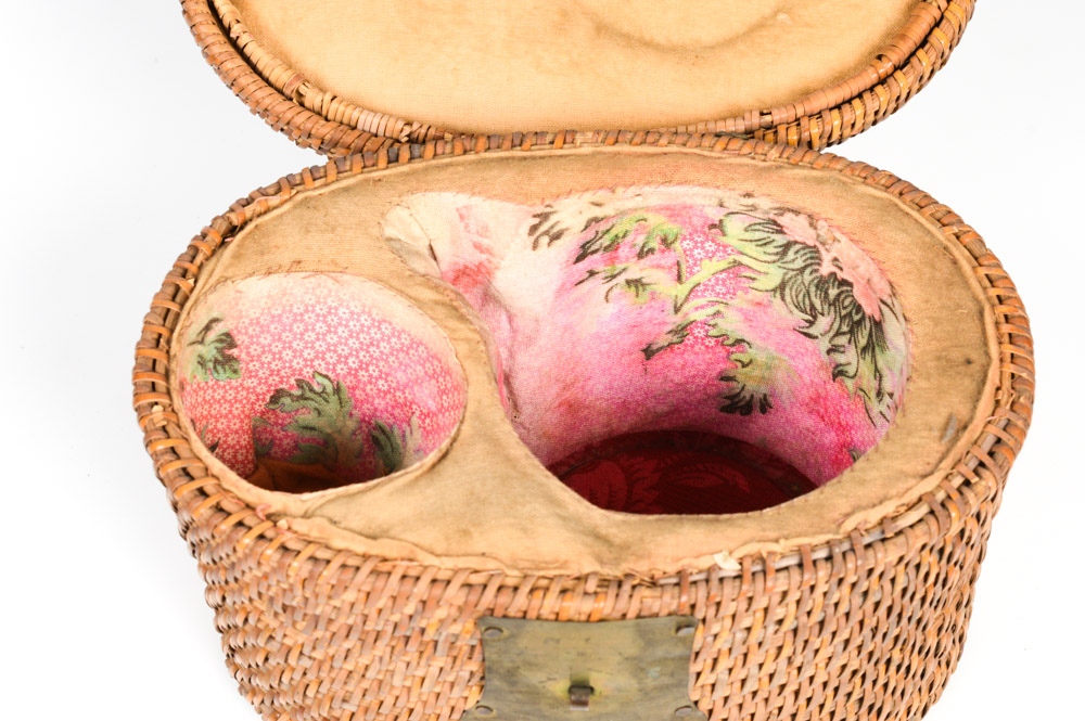 Antique Tea Service and Basket