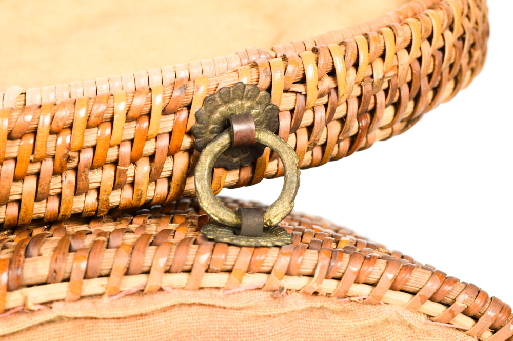 Antique Tea Service and Basket