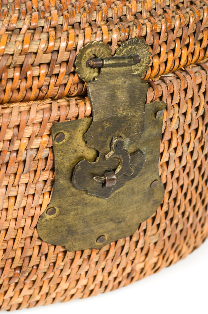 Antique Tea Service and Basket