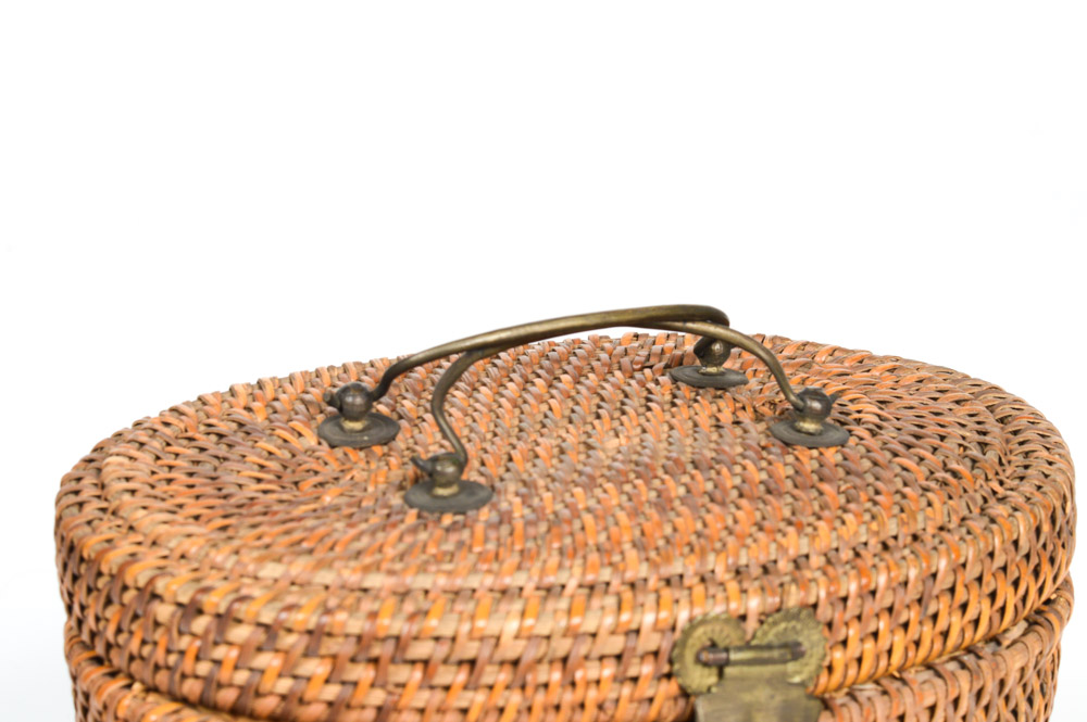 Antique Tea Service and Basket