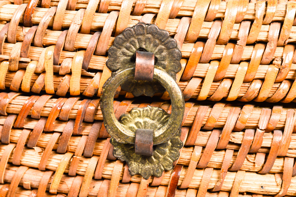 Antique Tea Service and Basket
