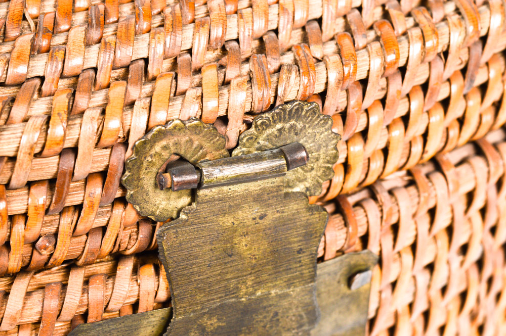 Antique Tea Service and Basket