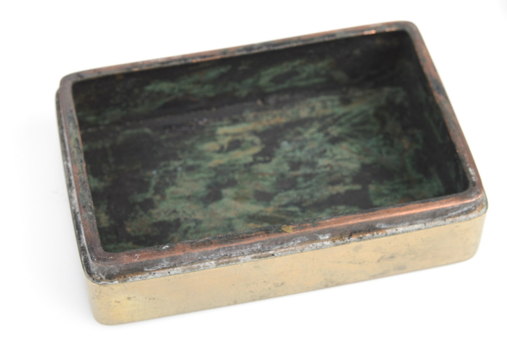 Antique East Asian Brass Paint Box