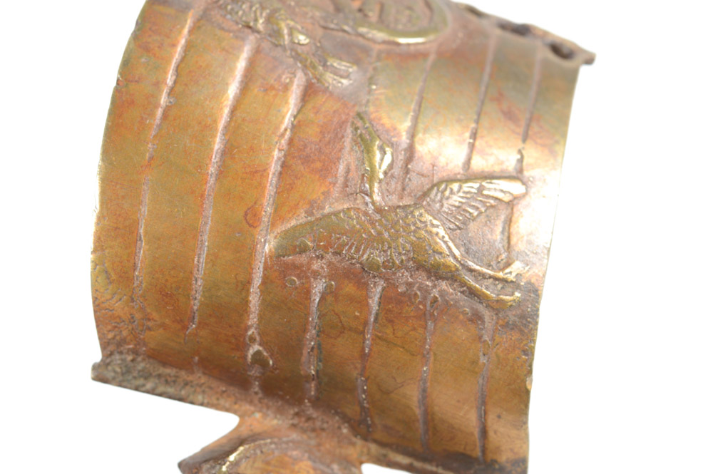 Antique Chinese Brass Dragon Incense Burner