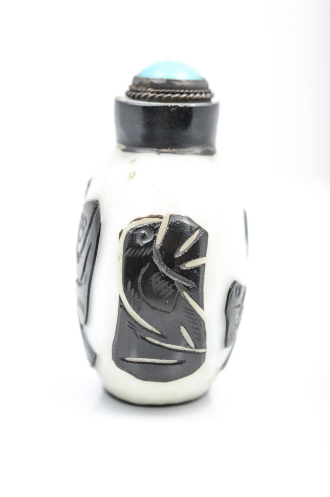 Antique Chinese Peking Glass Snuff Bottle