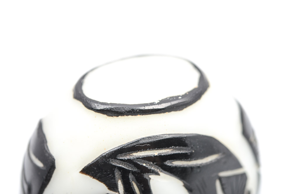 Antique Chinese Peking Glass Snuff Bottle