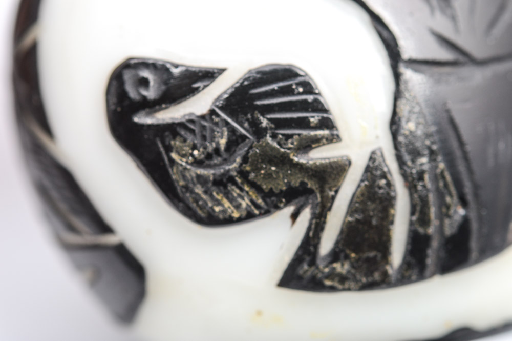 Antique Chinese Peking Glass Snuff Bottle