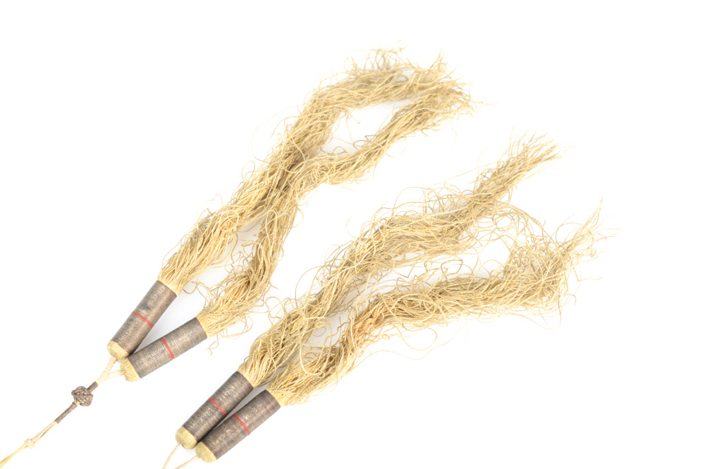 Antique Chinese Embroidered Silk Purse