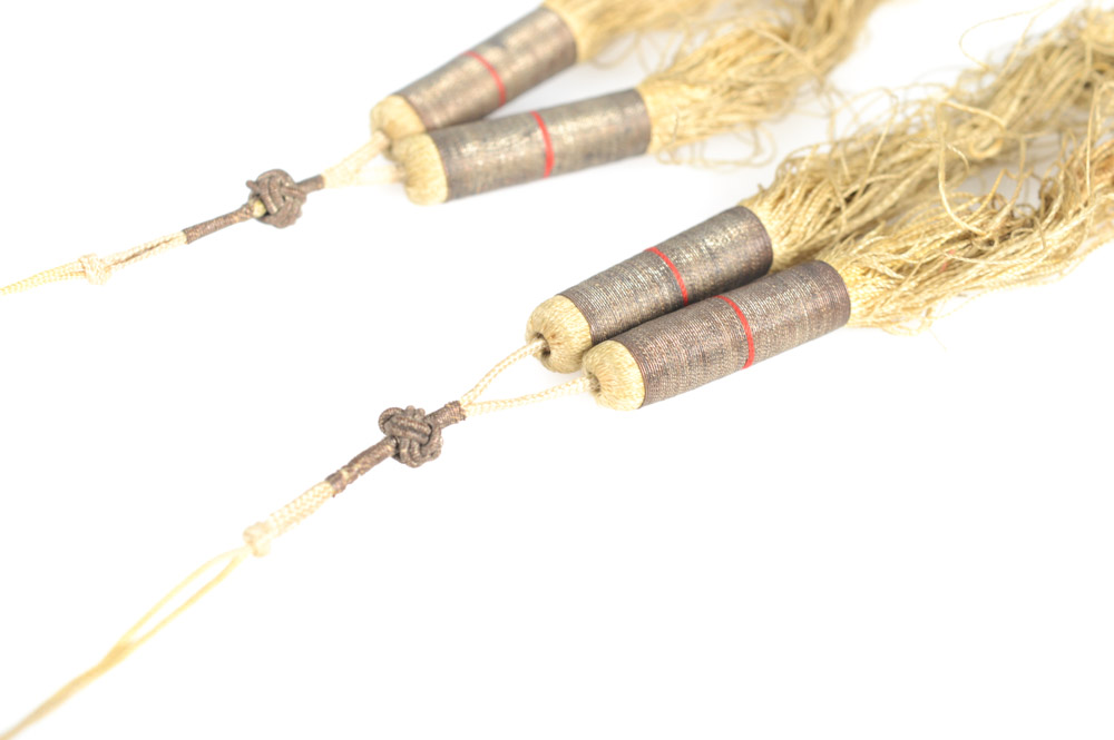 Antique Chinese Embroidered Silk Purse