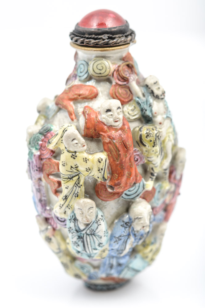 Antique Chinese Porcelain Snuff Bottle