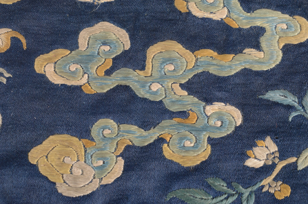 Antique Chinese Embroidered Rank Badge