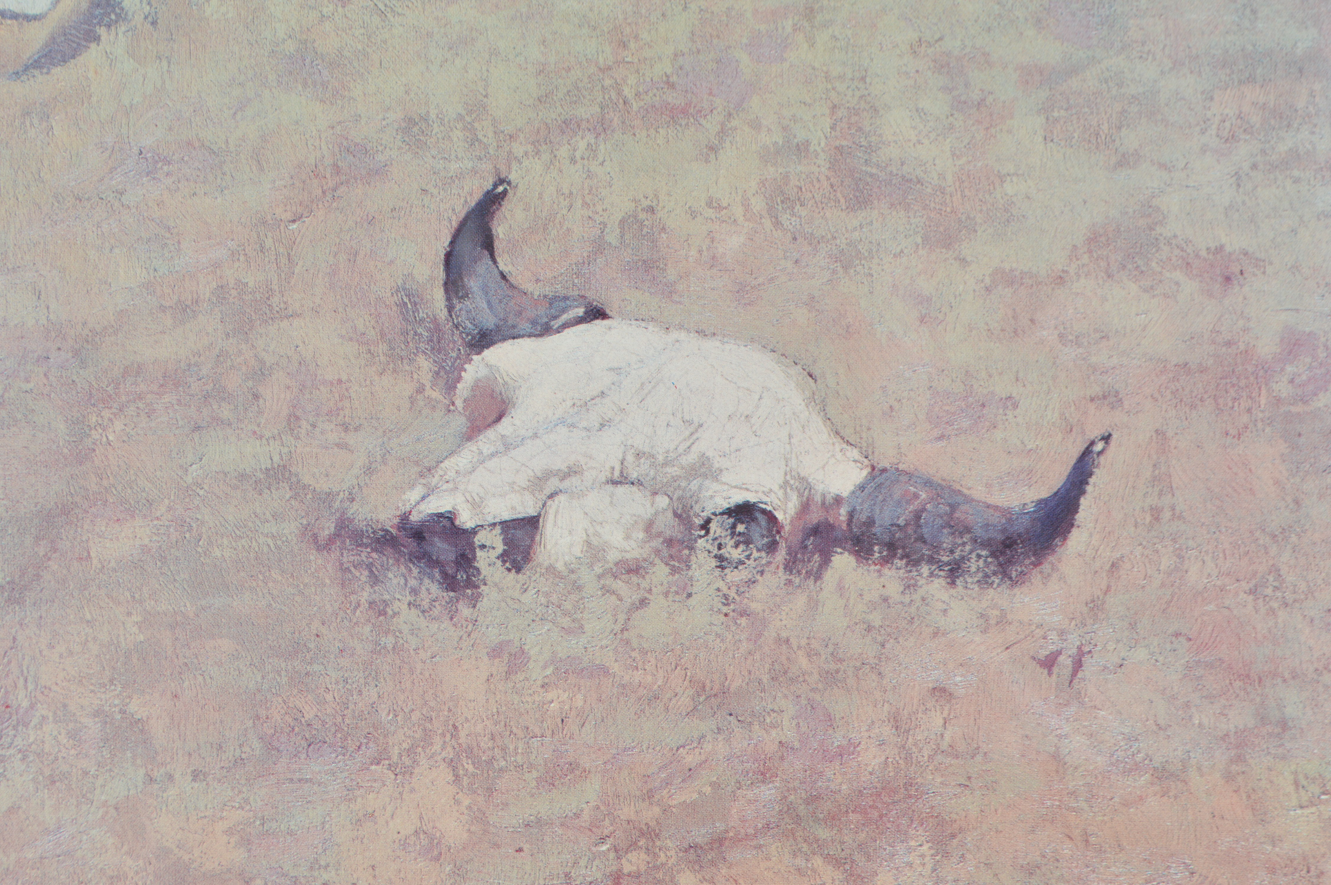 Frederic Remington Offset Lithograph "The Signal (If Skulls Could Speak)"