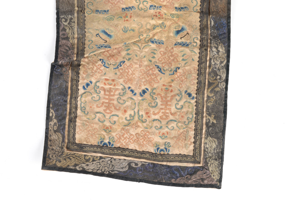 Antique Chinese Silk Embroidery Panel