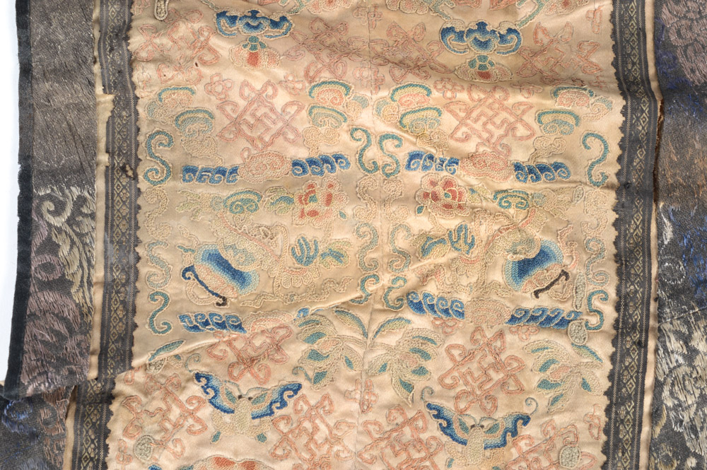 Antique Chinese Silk Embroidery Panel