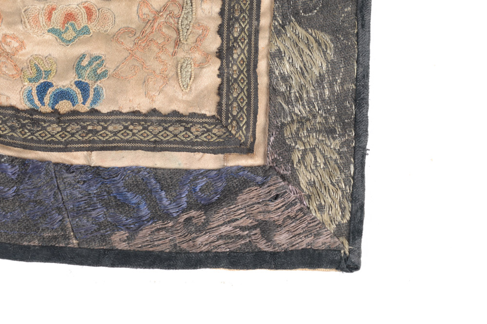 Antique Chinese Silk Embroidery Panel