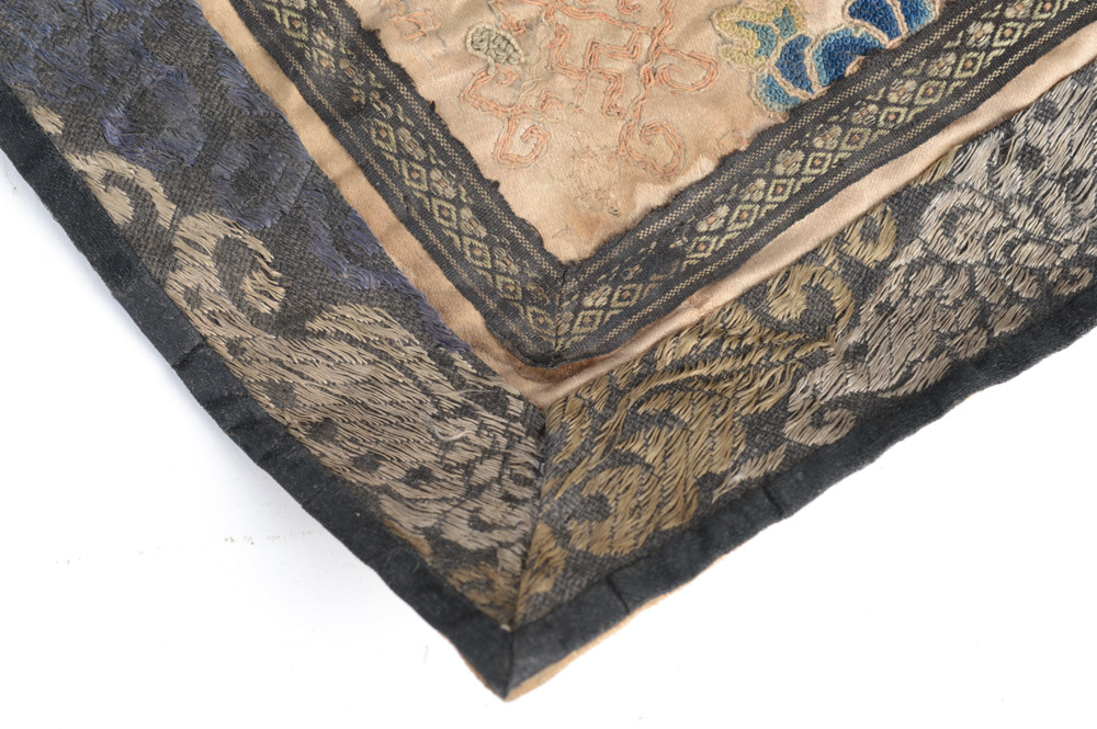 Antique Chinese Silk Embroidery Panel
