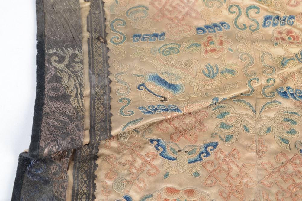 Antique Chinese Silk Embroidery Panel