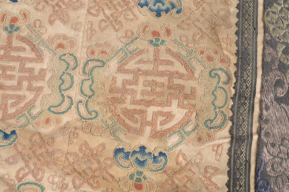 Antique Chinese Silk Embroidery Panel
