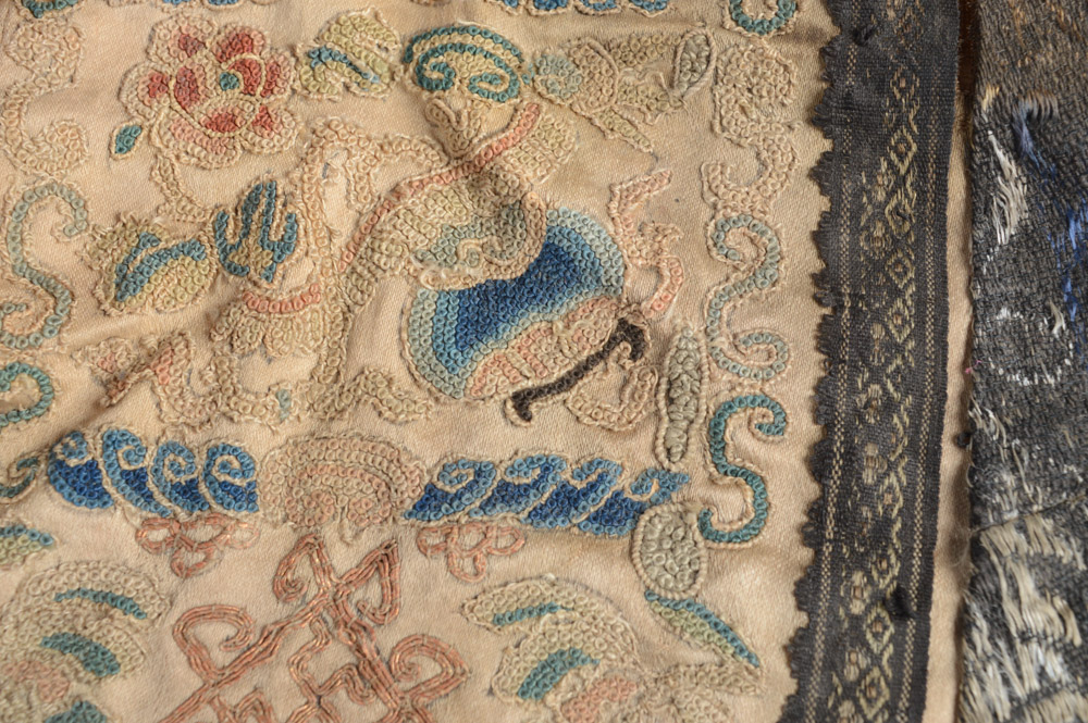 Antique Chinese Silk Embroidery Panel