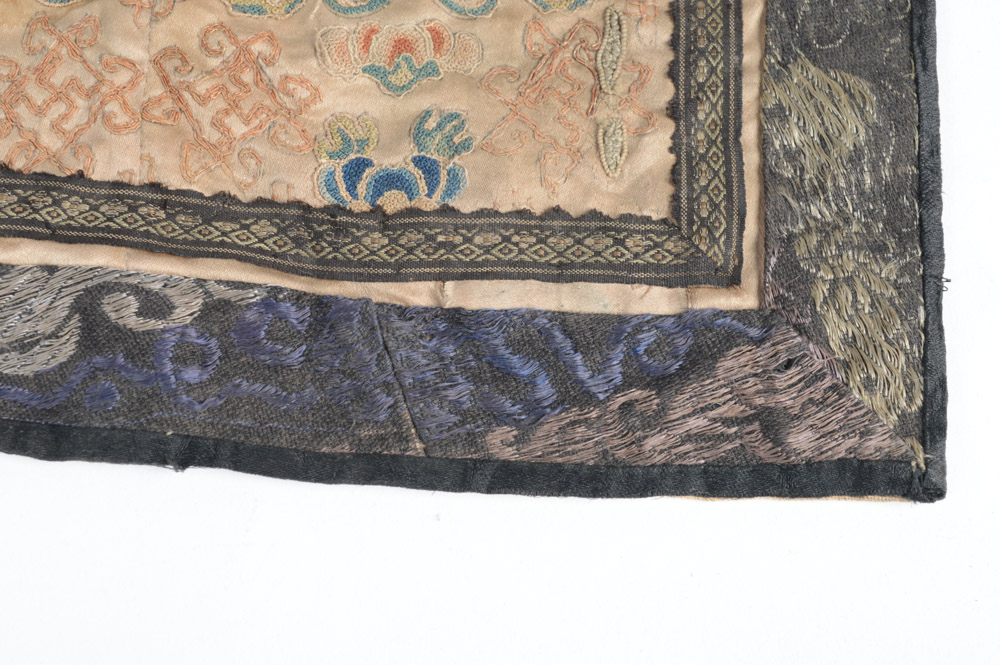 Antique Chinese Silk Embroidery Panel