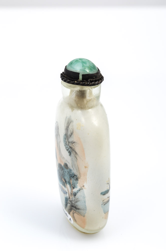 Hand Painted Chinese Glass Snuff Bottle