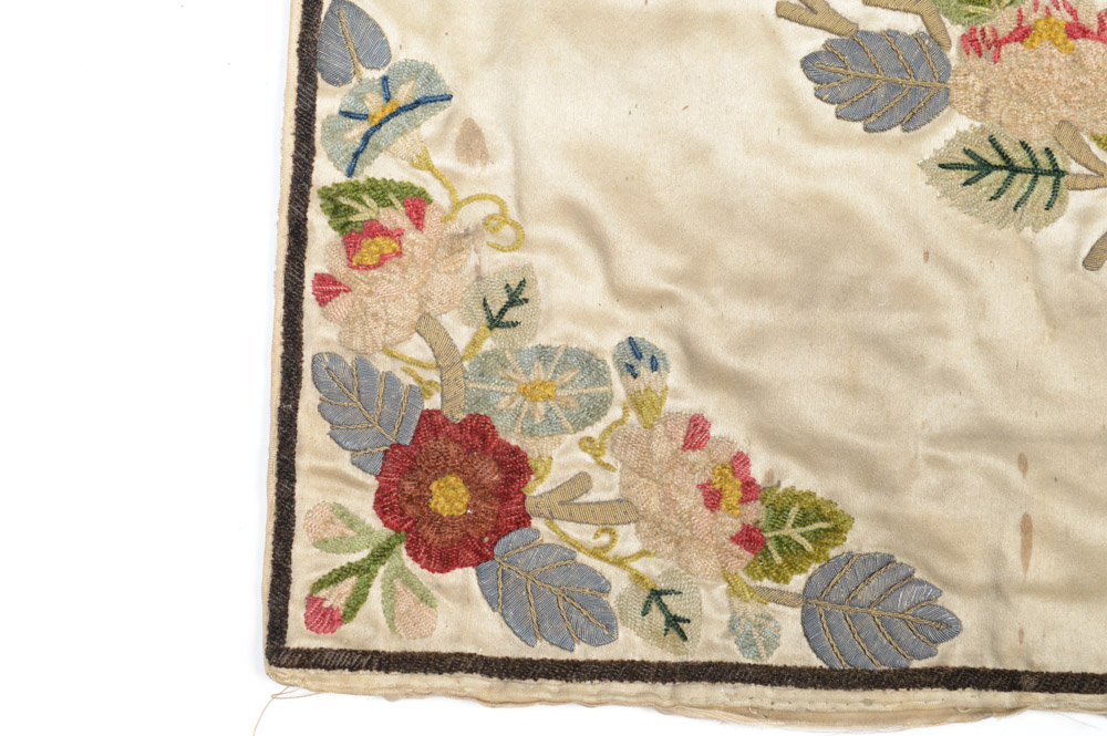 Antique Mexican Needlework Chalice Veil